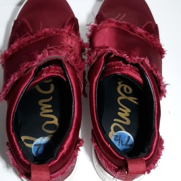 Sam Edelman 7.5 wine red sneakers - Picture 5 of 6